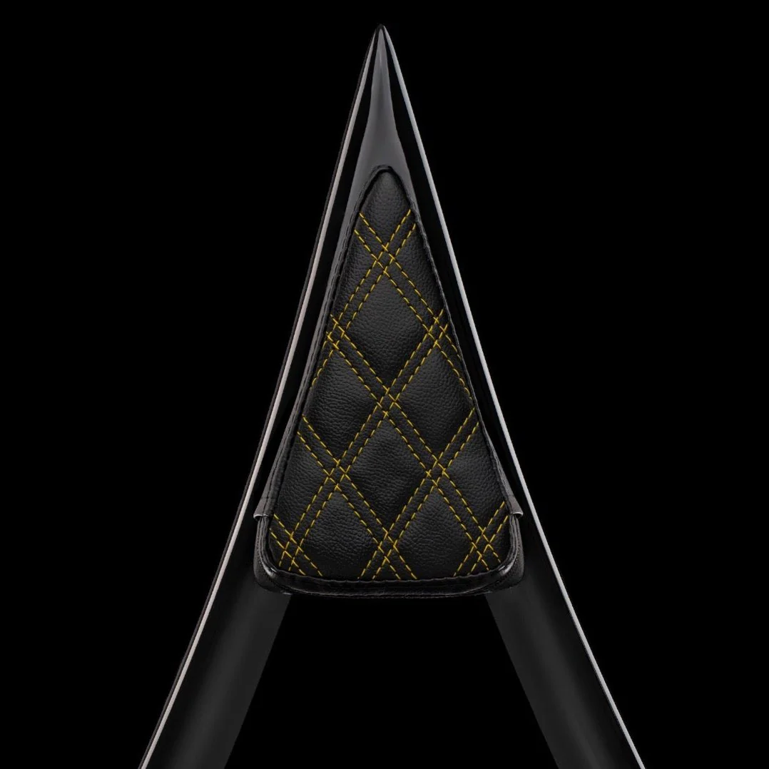 The Original 16" Diablo 1.5" Sissy Bar for 2009 and newer Touring Models (Gloss Black) - Image 6