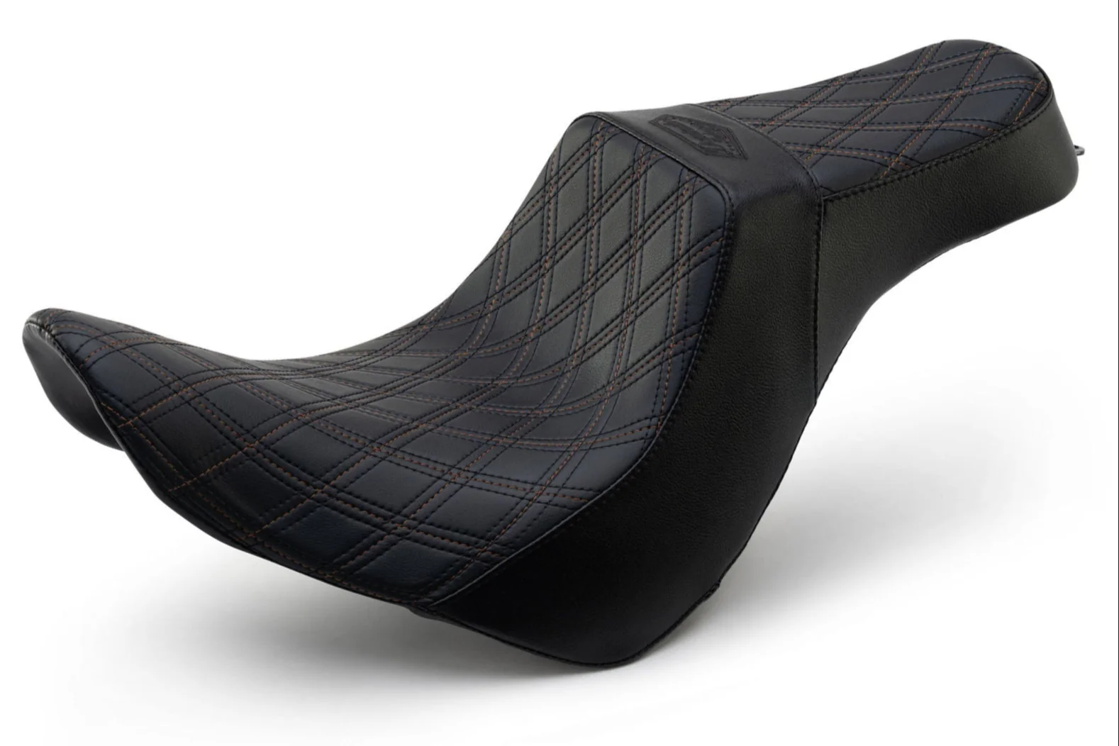 Triple Diamond™ 2-Up Seat & Sissy Bar Combo with 100% Matching Back Rest Pad For 2020-2026 Low Rider S & ST - Image 8